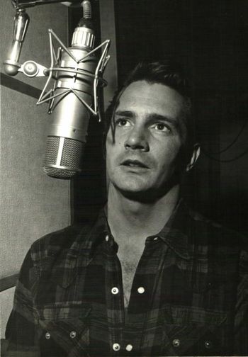 Dick Flood recording "King or a Clown" with Epic Records 1961

