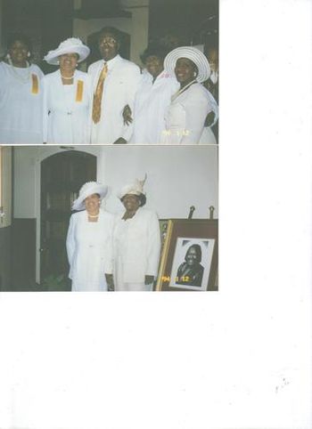Photo #1 - Sister Barbara Howard, Paster Terral, Mother Taylor Photo #2 Lady Terrel, Mother Taylor
