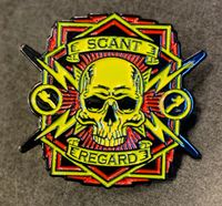 Lightning Skull Soft Enamel Pin Badge 