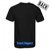 Black Pop Art Driller Frenzy Shirt with Backprint