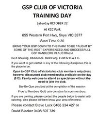 GSPCV Members Training Day