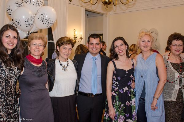After the première, June 14, 2013, with Consul General R. Totchev. Photo: Christina Velinova