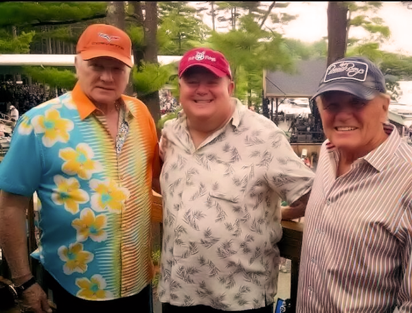 Opening for The Beach Boys goes down as one of my all time favorites. Pictured with me are legends Mike Love and Bruce Johnston. Mike saw me sing Van Morrison's Brown Eyed Girl, and after that we had a brief conversation about that tune. Amazing .....