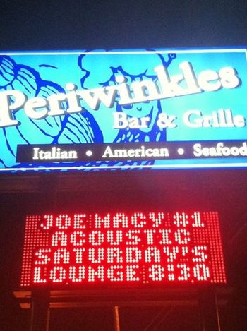 Always a rockin time when I play acoustic Saturdays at Periwinkles in Auburn MA

