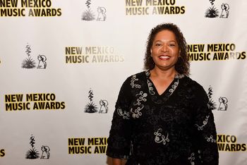 Tracey Whitney on the red carpet New Mexico Music Awards June 2016
