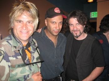 Mike Peters, Morello and Jason
