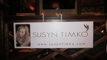 My banner at my CD party.
