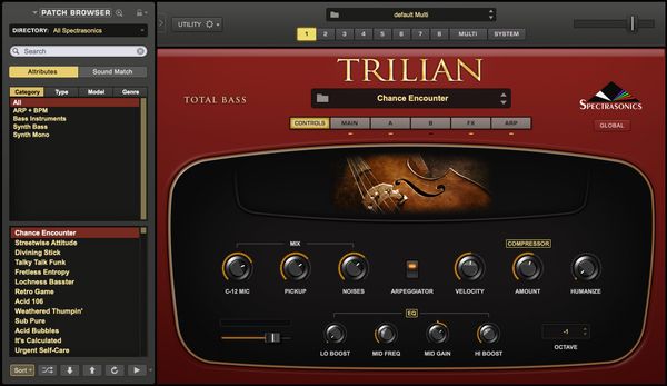 trilian bass for lofi beats