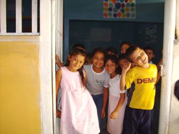 Some of the kids at Profinvi Student Center.

