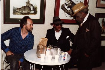 Steve Morgan, Hubert Sumlin, Henry Townsend, St. Louis MO, ca 1990

