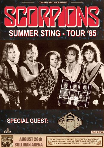 Scorpions Tour Poster
