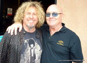 I took the last known photo of Sammy Hagar and Ronnie Montrose together.

