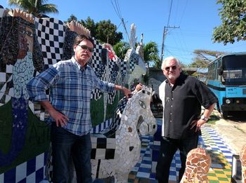 Vince and Paul Wilbur in Havana , Cuba
