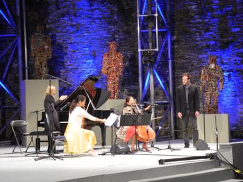 Monschau Klassik Festival with Ahn Trio, 2014
