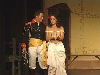 Carmen (Don Jose) with Catriona Gallo. Barn Theatre.
