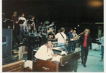 Rehearsing with Billy Preston, Duck Dunn, Steve Cropper and the gang, Washington, D.C.
