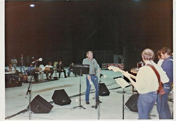 Rehearsal, Washington, D.C. Joe Cocker, G.N. and Steve Cropper.
