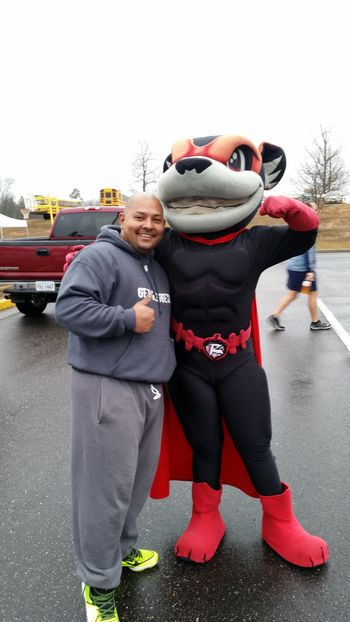 Me and Nutty at the 5k Clover Run 2015
