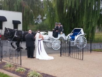 Bride and Groom leaving ceremony.
