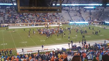 Fans rush the field over win on GT
