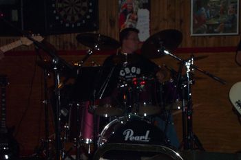 Former Element drummer Vince Andreasen and current High Heel drummer.
