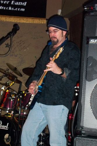 Me n "Betsy" tearing up a solo circa 2005?
