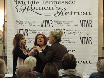 Darlene Chapman, Kathy Woodward, and Ann at MTWR
