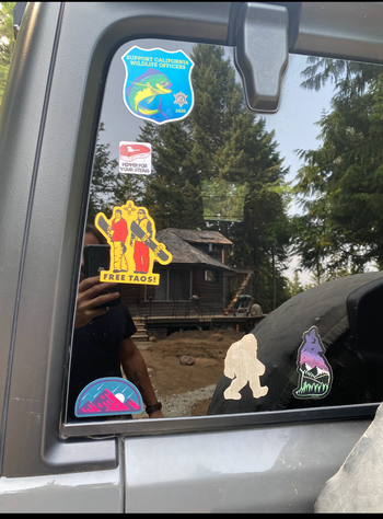 Never thought I would be 'the mountain truck outdoor - sticker guy'
