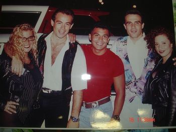 The late Angel Garcia from Charcols & Casa Blanca, Tony Moran & Charlie Rodriguez at Makos Bay Club.
