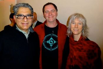 With Dr. Deepak Chopra at Chopra Yoga Vancouver (2012)
