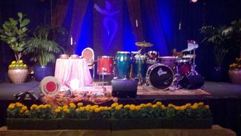 Our drums, waiting for us to play at Chopra Center's SOS retreat in Carlsbad, CA (2011)
