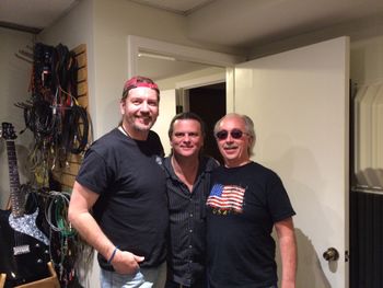 MM with Wendell Cox, lead guitarist for Travis Tritt (L) and Steve Stone, lead guitarist for Atlanta Rhythm Section - May 2014
