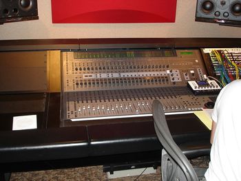 Control room at Verge Recording in Nashville
