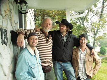 The Tim Hus Band with Canadian musician Valdy known for his hit "Rock and Roll song"
