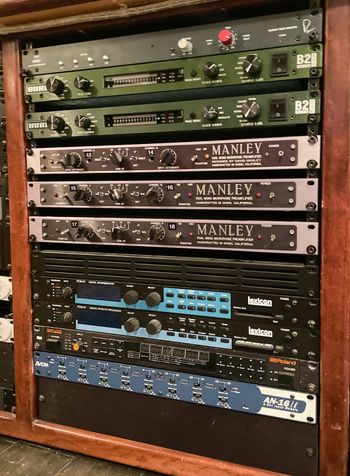 We like our Manley mic preamps at Mini Horse Studio
