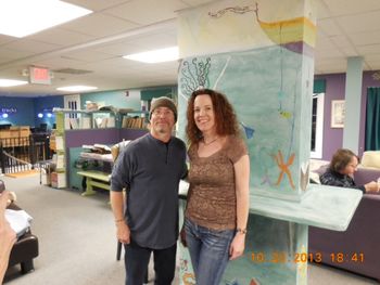 with Fred Whitehead (poet/host of Dog Ears 4th Friday Poetry Series)
