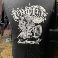 Koffin Kats Skeleton Biker Unisex T-Shirt