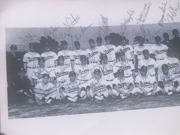 This is a photo of the 1969 Championship team.
1st Championship game played at Dodger Stadium...Braves 1, Monroe 0.
