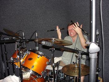 Guerilla drummer, Greg Marsh. 2/09
