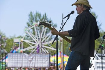 Kent and the Wheel of Misfortune ("...back down to the ground..."). (Stanwood Camano Community Fair, 2019)
