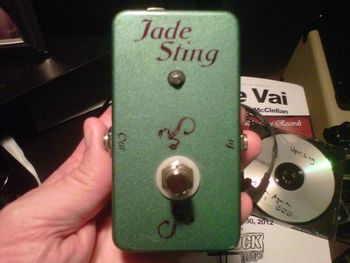 Custom Jade sting Pedal by Outlaw supply
