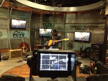 Performing live on Park City TV

