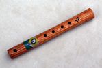 Silvereye, Wooden High Am Pentatonic Flute, Handcrafted