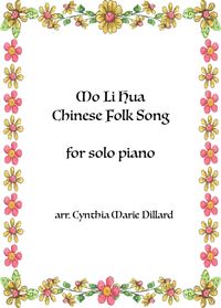 Mo Li Hua, Chinese folk song, solo piano 