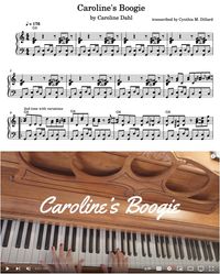 Caroline's Boogie - Piano Boogie-woogie Sheet Music 