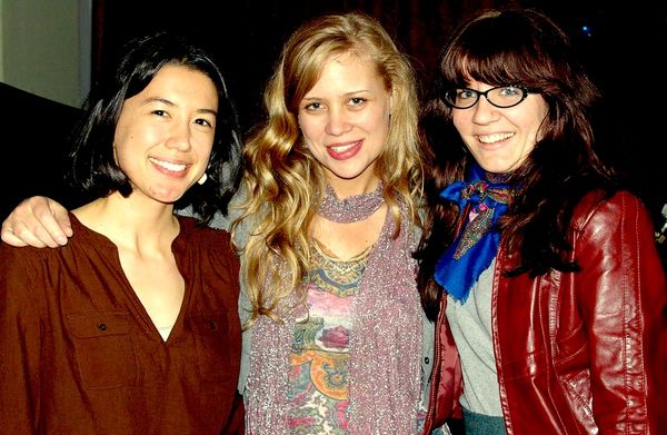 Cynthia Marie with Rachel Erin Robinson and Jacqueline Leigh at Gallery 1412, Seattle - a great night of music!  