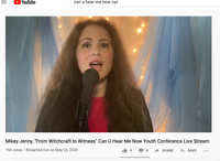 Mikey Jenny, "From Witchcraft to Witness" Can U Hear Me Now Youth Conference Live Stream