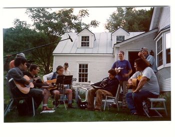 Makin' music with my friends in VT.

