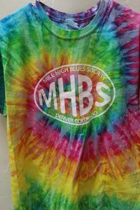 MHBS - Guitar Player OR Oval Logo - Tie Dye - X-Large