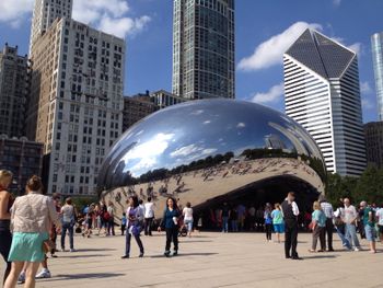 the Bean, in Chicago
